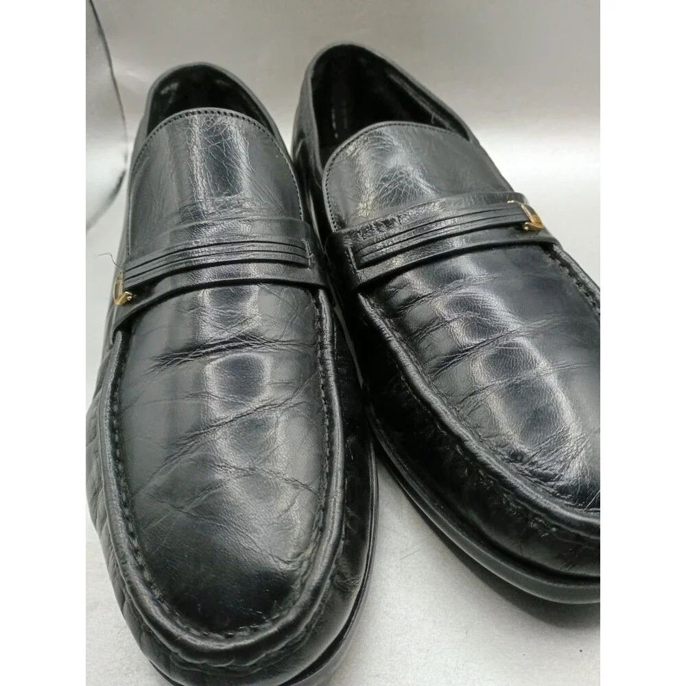 Florsheim Riva Comfortech Loafe Black Leather Size 9 .5